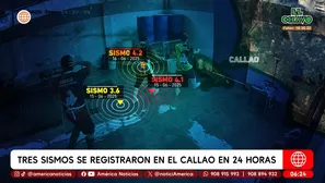 Tres sismos se registraron en el Callao en 24 horas. Foto y video: América Noticias