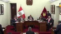 El Pleno del Tribunal Constitucional (TC) dejó al voto la demanda competencial. / Video: Canal N