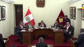 El Pleno del Tribunal Constitucional (TC) dejó al voto la demanda competencial. / Video: Canal N