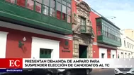 Tribunal Constitucional: presentan recurso para suspender elección de magistrados