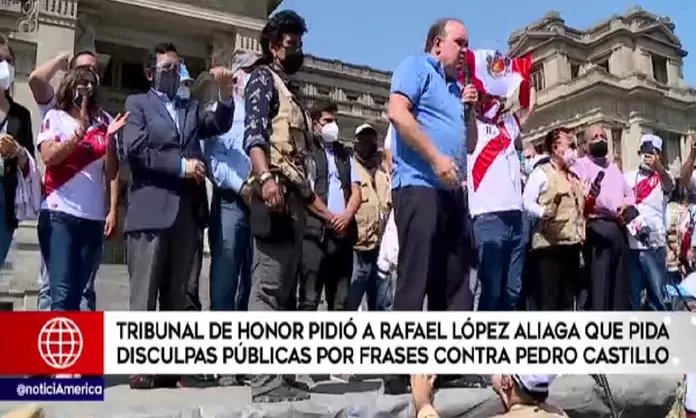 Tribunal de Honor solicitó a López Aliaga pedir disculpas públicas por ...