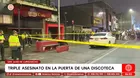 Triple asesinato en discoteca de San Juan de Lurigancho