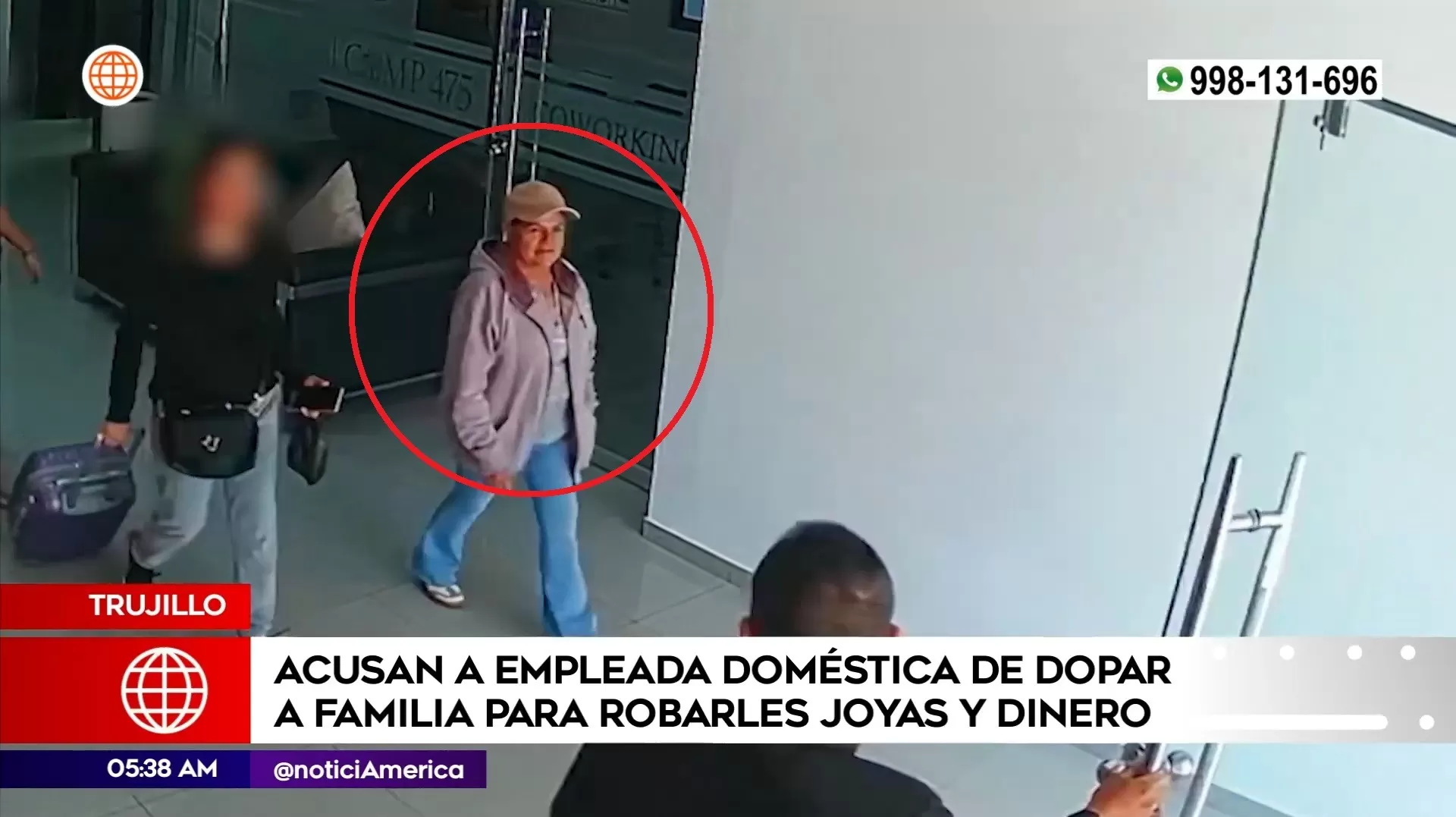 Mujer habría dopado a familia para robar. Foto: América Noticias