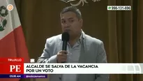 Arturo Fernández, alcalde de Trujillo. Foto y video: América Noticias