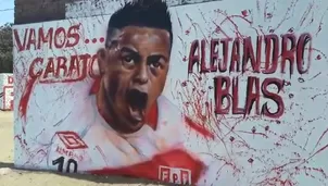 Mural de Christian Cueva. Foto: América Noticias