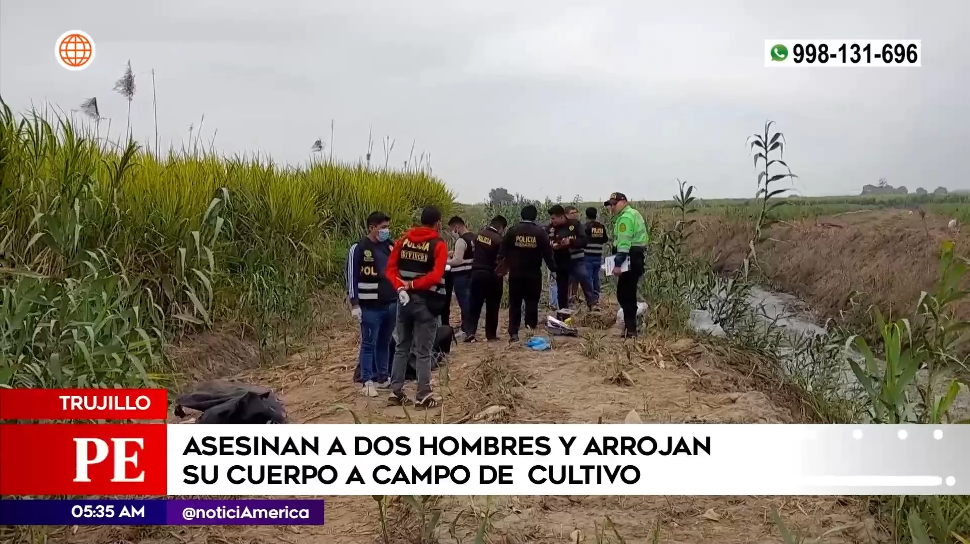 Doble asesinato en Trujillo. Foto: América Noticias