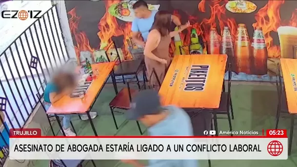 Trujillo: Asesinato de abogada estaría ligado a un conflicto laboral. Foto: América Noticias Trujillo: Asesinato de abogada estaría ligado a un conflicto laboral. Foto: América Noticias