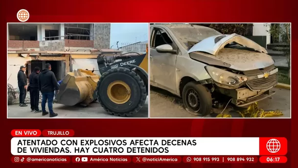 Explosión en Trujillo deja 11 heridos y 30 casas afectadas. Foto: Canal N