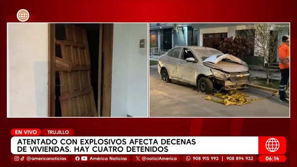 Explosión en Trujillo deja 11 heridos y 30 casas afectadas. Foto: Canal N