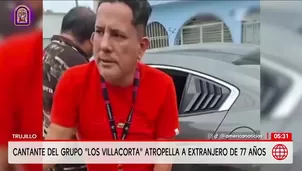Trujillo: Policía detiene a cantante de Los Villacorta por atropellar a extranjero. Foto y video: América Noticias
