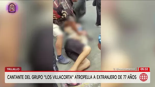 Trujillo: Policía detiene a cantante de Los Villacorta por atropellar a extranjero. Foto: América Noticias Trujillo: Policía detiene a cantante de Los Villacorta por atropellar a extranjero. Foto: América Noticias