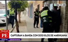 Trujillo: Capturan a banda con dos kilos de marihuana - Noticias de marihuana