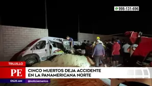 Accidente de tránsito en Trujillo. Foto y video: América Noticias