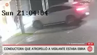 Trujillo: Conductora que atropelló a vigilante estaba ebria
