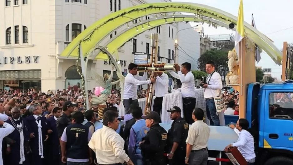 Cruz de Motupe llegó a Trujillo. Foto: Referencial/Agencia Andina