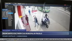 Un video de seguridad muestra el instante