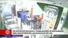 Trujillo: Delincuentes golpean trabajadores de restaurante