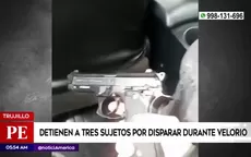 Trujillo: Detienen a tres sujetos por disparar durante velorio - Noticias de martha-chavez