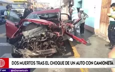 Trujillo: dos muertos y cinco heridos dejó accidente vehicular - Noticias de edicion-dominical