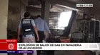 Trujillo: Explosión de balón de gas en panadería dejó un herido