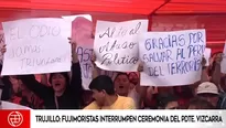 Martín Vizcarra visitó la La Libertad. Foto: captura de TV