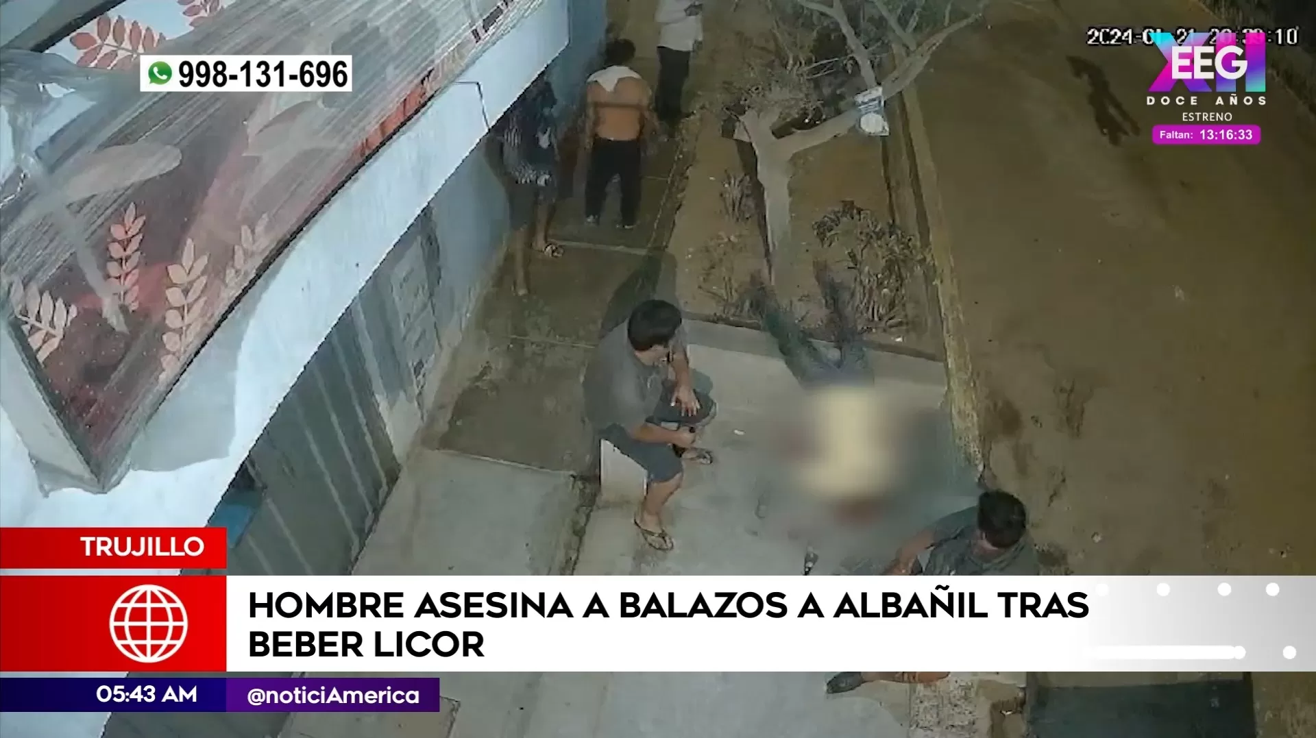 Asesinato en Trujillo. Foto: América Noticias