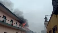 Incendio en Trujillo.