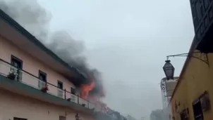 Incendio en Trujillo.