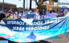 Trujillo: Internos de Medicina y de otras áreas de salud piden ser vacunados contra el COVID-19 - Noticias de internos