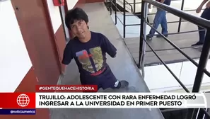 Joven estudiará Derecho en Trujillo. Foto: América Noticias