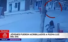 Trujillo: Jóvenes fueron acribillados a plena luz del día - Noticias de Korina Rivadeneira