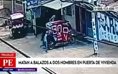 Trujillo: Matan a balazos a dos hermanos en puerta de vivienda - Noticias de nerea-godinez