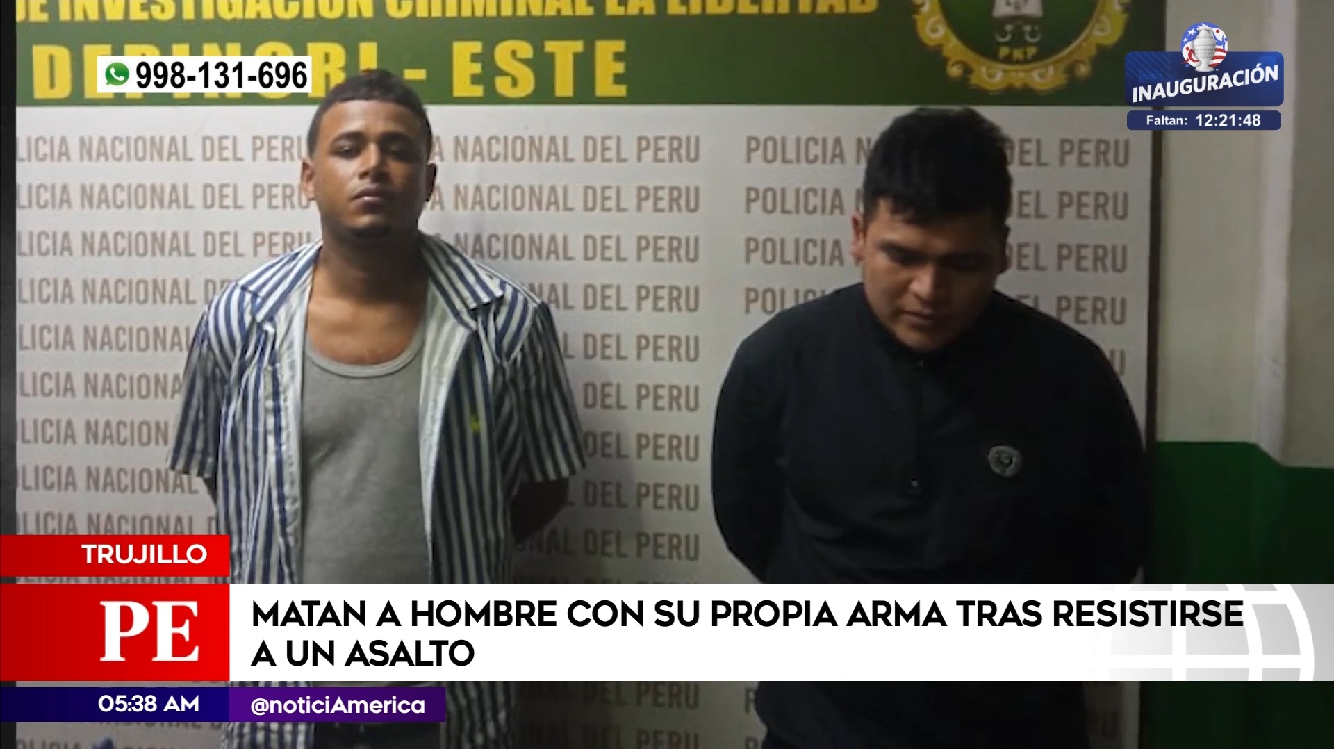 Asesinato en Trujillo. Foto: América Noticias