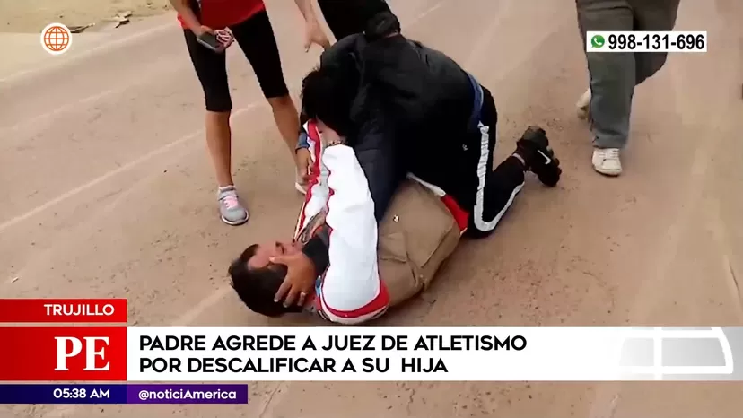 Trujillo: Padre agredió a juez de atletismo por descalificar a su hija