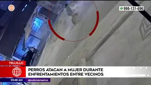 Mujer atacada por perros en Trujillo. Foto y video: América Noticias