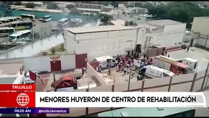 Menores huyeron de Centro de Rehabilitación. América Noticias