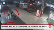Trujillo: Recuperan pertenencias de turistas en robo en terminal
