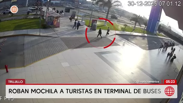 Recuperan pertenencias de turistas tras robo en terminal de Trujillo. Foto: América Noticias