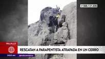 Rescate de parapentista. América Noticias