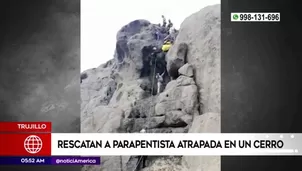 Rescate de parapentista. América Noticias