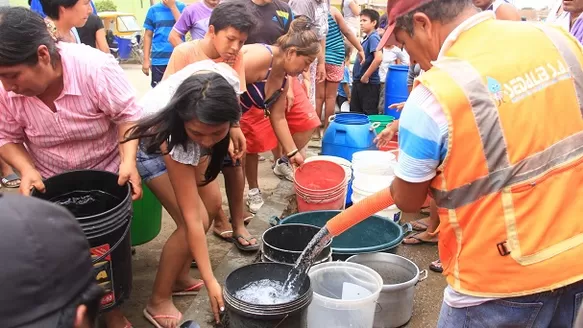 Trujillo no contaba con servicio de agua potable. Foto: Andina