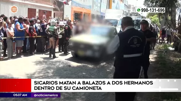 Doble asesinato en Trujillo. Foto: América Noticias Doble asesinato en Trujillo. Foto: América Noticias