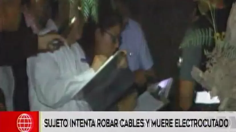 Trujillo: hombre murió electrocutado tras intentar robar cables