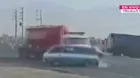 Tres fallecidos en choque entre tráiler y combi en Trujillo