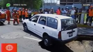 Forados en la pista son recurrentes en Trujillo. Foto: América Noticias. 