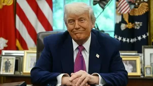 Donald Trump anuncia la construcción de un escudo antimisiles "Cúpula Dorada" para EEUU. Foto: AFP. Video: Canal N