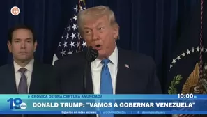 Donald Trump anunció que EE.UU. mantendrá el control de Venezuela hasta una transición segura. Video: Domingo al Día