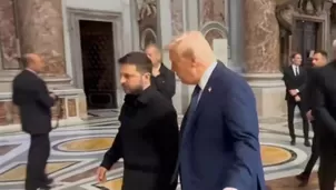 Donald Trump y Volodimir Zelensky sostienen encuentro clave durante funeral del Papa Francisco. / Video: América Noticias