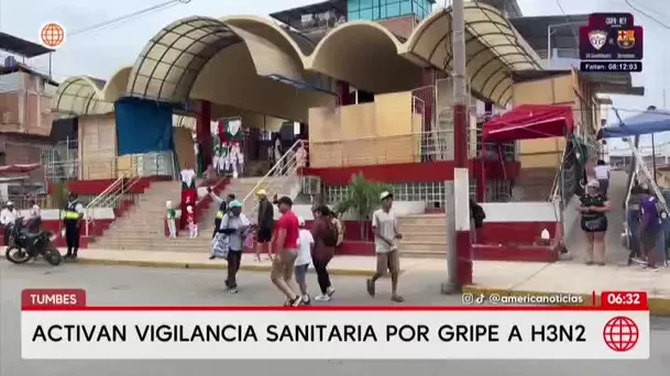 Tumbes activa vigilancia por alerta de gripe A H3N2 en frontera. Foto: América Noticias