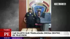 Tumbes: Capturan a sujeto que trasladaba droga dentro de televisor